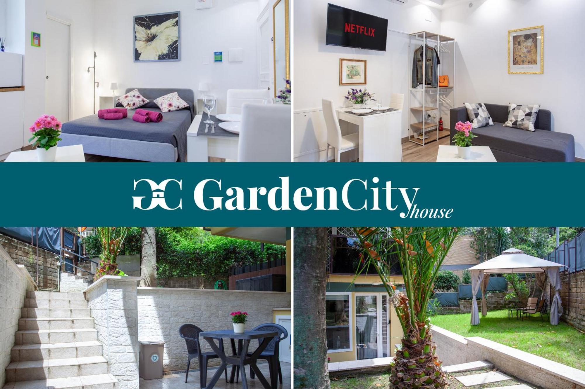 Garden City House Roma - Casa Con Giardino Privato ภายนอก รูปภาพ